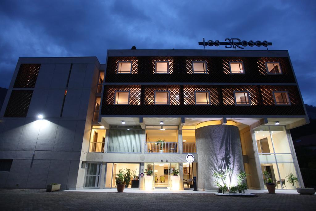 Hotel Les Trois Roses, Meylan Grenoble Exterior foto